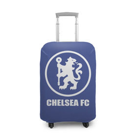 Чехол для чемодана 3D с принтом Chelsea FC в Кировске, 86% полиэфир, 14% спандекс | двустороннее нанесение принта, прорези для ручек и колес | chelsea | англия | премьер лига | фанат | футбол | футболист | челси