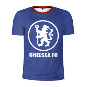 Мужская футболка 3D спортивная с принтом Chelsea FC в Кировске, 100% полиэстер с улучшенными характеристиками | приталенный силуэт, круглая горловина, широкие плечи, сужается к линии бедра | chelsea | англия | премьер лига | фанат | футбол | футболист | челси