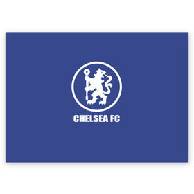 Поздравительная открытка с принтом Chelsea FC в Кировске, 100% бумага | плотность бумаги 280 г/м2, матовая, на обратной стороне линовка и место для марки
 | chelsea | англия | премьер лига | фанат | футбол | футболист | челси