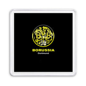 Магнит 55*55 с принтом Borussia Dortmund в Кировске, Пластик | Размер: 65*65 мм; Размер печати: 55*55 мм | Тематика изображения на принте: боруссия | дортмунд