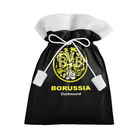 Подарочный 3D мешок с принтом Borussia Dortmund в Кировске, 100% полиэстер | Размер: 29*39 см | Тематика изображения на принте: боруссия | дортмунд