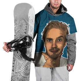 Накидка на куртку 3D с принтом Pew die pie в Кировске, 100% полиэстер |  | Тематика изображения на принте: pewdiepie