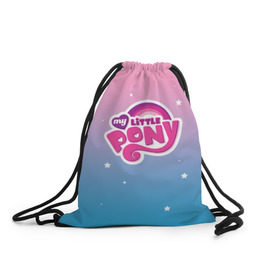 Рюкзак-мешок 3D с принтом My Little Pony в Кировске, 100% полиэстер | плотность ткани — 200 г/м2, размер — 35 х 45 см; лямки — толстые шнурки, застежка на шнуровке, без карманов и подкладки | dash | rainbow