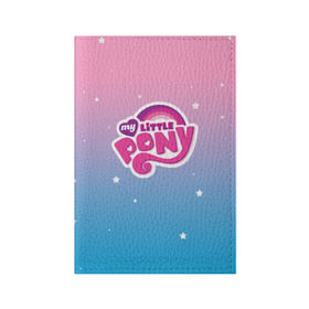 Обложка для паспорта матовая кожа с принтом My Little Pony в Кировске, натуральная матовая кожа | размер 19,3 х 13,7 см; прозрачные пластиковые крепления | Тематика изображения на принте: dash | rainbow