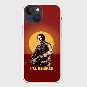 Чехол для iPhone 13 mini с принтом Сталин: Ill Be Back в Кировске,  |  | история | о.м.с.к. | революция | ссср | сталин | супергерои