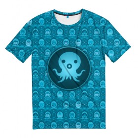Мужская футболка 3D с принтом Октонавты в Кировске, 100% полиэфир | прямой крой, круглый вырез горловины, длина до линии бедер | 