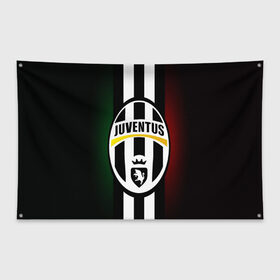 Флаг-баннер с принтом Juventus FC в Кировске, 100% полиэстер | размер 67 х 109 см, плотность ткани — 95 г/м2; по краям флага есть четыре люверса для крепления | juve | италия | клуб | фк | футбол | футбольный | ювентус