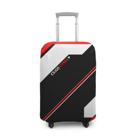 Чехол для чемодана 3D с принтом cs:go - Cyrex style (Сайрекс) в Кировске, 86% полиэфир, 14% спандекс | двустороннее нанесение принта, прорези для ручек и колес | cs | csgo | cyrex | го | кс | сайрекс