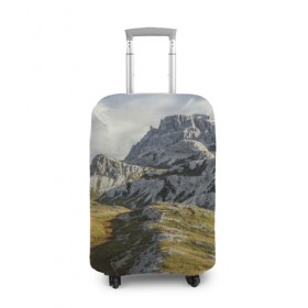 Чехол для чемодана 3D с принтом Свежий воздух в Кировске, 86% полиэфир, 14% спандекс | двустороннее нанесение принта, прорези для ручек и колес | горы. природа | красота | пейзаж | свежесть | скалы