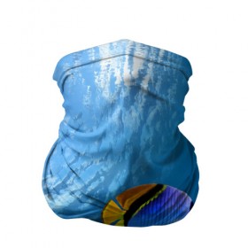Бандана-труба 3D с принтом Море в Кировске, 100% полиэстер, ткань с особыми свойствами — Activecool | плотность 150‒180 г/м2; хорошо тянется, но сохраняет форму | вода | волна | море | океан | подводный мир | рыба | солнце