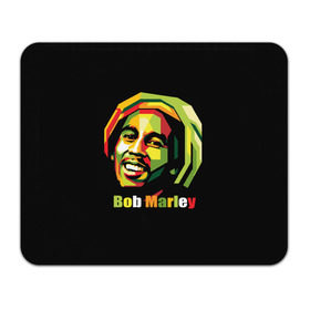 Коврик прямоугольный с принтом Bob Marley в Кировске, натуральный каучук | размер 230 х 185 мм; запечатка лицевой стороны | боб марли | регги