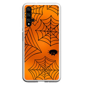 Чехол для Honor 20 с принтом Halloween в Кировске, Силикон | Область печати: задняя сторона чехла, без боковых панелей | cat | dark | halloween | вамп | вампир | ведьма | готика | кот | кошка | магия | ночь | тыква | хэллоуин