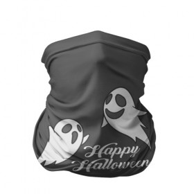 Бандана-труба 3D с принтом Halloween в Кировске, 100% полиэстер, ткань с особыми свойствами — Activecool | плотность 150‒180 г/м2; хорошо тянется, но сохраняет форму | cat | dark | halloween | вамп | вампир | ведьма | готика | кот | кошка | магия | ночь | тыква | хэллоуин