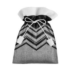 Подарочный 3D мешок с принтом Узорная вышивка в Кировске, 100% полиэстер | Размер: 29*39 см | Тематика изображения на принте: свитер