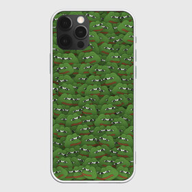 Чехол для iPhone 12 Pro Max с принтом Грустные лягушки в Кировске, Силикон |  | frog | mem | sad | мем