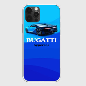 Чехол для iPhone 12 Pro с принтом Bugatti hypercar в Кировске, силикон | область печати: задняя сторона чехла, без боковых панелей | Тематика изображения на принте: bugatti | chiron | hypercar | бугатти | гиперкар | суперкар | широн