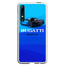 Чехол для Honor P Smart Z с принтом Bugatti hypercar в Кировске, Силикон | Область печати: задняя сторона чехла, без боковых панелей | Тематика изображения на принте: bugatti | chiron | hypercar | бугатти | гиперкар | суперкар | широн