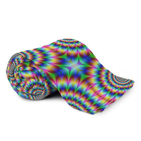 Плед 3D с принтом Grazy fractal в Кировске, 100% полиэстер | закругленные углы, все края обработаны. Ткань не мнется и не растягивается | fraktal | luxury | premium | vip | премиум | фрактал | эксклюзив