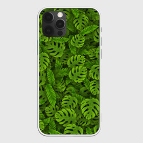Чехол для iPhone 12 Pro Max с принтом Тропические листья в Кировске, Силикон |  | джунгли | монстера | пальма | растения | тропики