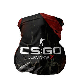 Бандана-труба 3D с принтом cs:go - Survivor Z Style (Выживший) в Кировске, 100% полиэстер, ткань с особыми свойствами — Activecool | плотность 150‒180 г/м2; хорошо тянется, но сохраняет форму | cs | csgo | famas | survivor | z | выживший | го | кс