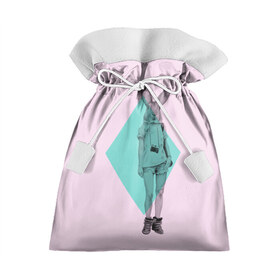 Подарочный 3D мешок с принтом Pink Rabbit в Кировске, 100% полиэстер | Размер: 29*39 см | hipster | rabbit | swag | кролик | хипстер