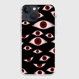 Чехол для iPhone 13 mini с принтом Глаза в Кировске,  |  | alucard | anime | helloween | hellsing | vampire | алукард | аниме | вампир | хеллоуин | хеллсинг