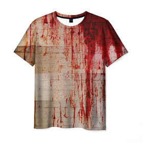 Мужская футболка 3D с принтом Бинты 1 в Кировске, 100% полиэфир | прямой крой, круглый вырез горловины, длина до линии бедер | halloween | helloween | кровь | мумия | ужас | хеллоин | хеллоуин | хелуин