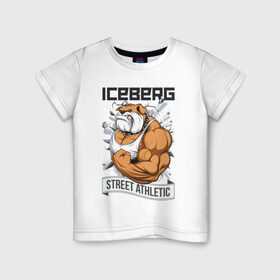Детская футболка хлопок с принтом Dog 2 | Iceberg в Кировске, 100% хлопок | круглый вырез горловины, полуприлегающий силуэт, длина до линии бедер | animals | iceberg | icebergstyle | youtube