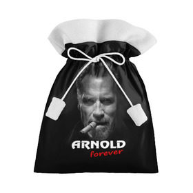 Подарочный 3D мешок с принтом Arnold forever в Кировске, 100% полиэстер | Размер: 29*39 см | актёр | арнольд шварценеггер | боевик | звезда | киногерой | супергерой | терминатор