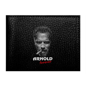 Обложка для студенческого билета с принтом Arnold forever в Кировске, натуральная кожа | Размер: 11*8 см; Печать на всей внешней стороне | актёр | арнольд шварценеггер | боевик | звезда | киногерой | супергерой | терминатор