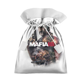 Подарочный 3D мешок с принтом Mafia 3 в Кировске, 100% полиэстер | Размер: 29*39 см | Тематика изображения на принте: 