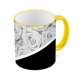 Кружка 3D с принтом Розы в Кировске, керамика | ёмкость 330 мл | fashion | роза | цветы