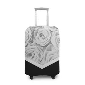 Чехол для чемодана 3D с принтом Розы в Кировске, 86% полиэфир, 14% спандекс | двустороннее нанесение принта, прорези для ручек и колес | fashion | роза | цветы