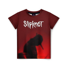 Детская футболка 3D с принтом Slipknot в Кировске, 100% гипоаллергенный полиэфир | прямой крой, круглый вырез горловины, длина до линии бедер, чуть спущенное плечо, ткань немного тянется | слипкнот
