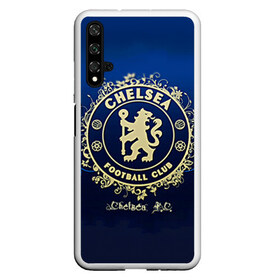 Чехол для Honor 20 с принтом Chelsea в Кировске, Силикон | Область печати: задняя сторона чехла, без боковых панелей | chelsea | football. | английская премьер лига | апл | футбол | челси