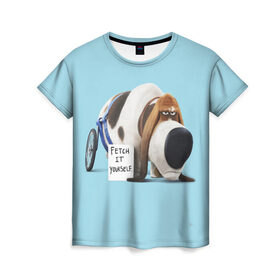 Женская футболка 3D с принтом Веселые животные в Кировске, 100% полиэфир ( синтетическое хлопкоподобное полотно) | прямой крой, круглый вырез горловины, длина до линии бедер | веселые животные | домашние животные | котики | кролики | мультики | прикол | прикольные надписи | собаки