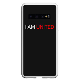 Чехол для Samsung Galaxy S10 с принтом Manchester United team в Кировске, Силикон | Область печати: задняя сторона чехла, без боковых панелей | manchester united