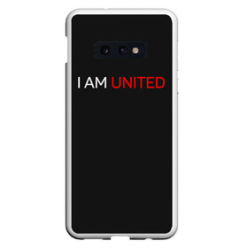 Чехол для Samsung S10E с принтом Manchester United team в Кировске, Силикон | Область печати: задняя сторона чехла, без боковых панелей | Тематика изображения на принте: manchester united