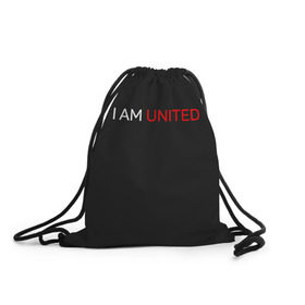 Рюкзак-мешок 3D с принтом Manchester United team в Кировске, 100% полиэстер | плотность ткани — 200 г/м2, размер — 35 х 45 см; лямки — толстые шнурки, застежка на шнуровке, без карманов и подкладки | Тематика изображения на принте: manchester united