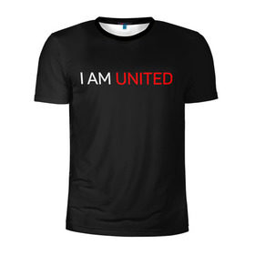 Мужская футболка 3D спортивная с принтом Manchester United team в Кировске, 100% полиэстер с улучшенными характеристиками | приталенный силуэт, круглая горловина, широкие плечи, сужается к линии бедра | manchester united
