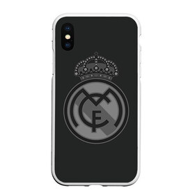 Чехол для iPhone XS Max матовый с принтом Real Madrid в Кировске, Силикон | Область печати: задняя сторона чехла, без боковых панелей | real madrid