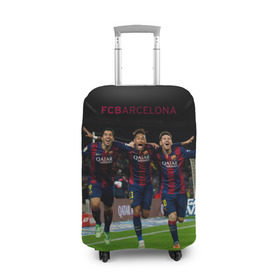Чехол для чемодана 3D с принтом Barcelona6 в Кировске, 86% полиэфир, 14% спандекс | двустороннее нанесение принта, прорези для ручек и колес | barcelona | football | барса | барселона | примера | футбол | чемпионат испании