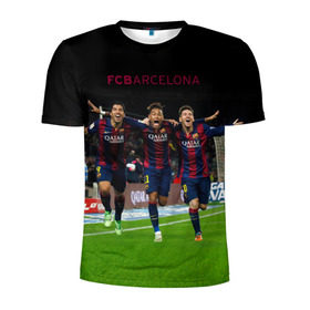 Мужская футболка 3D спортивная с принтом Barcelona6 в Кировске, 100% полиэстер с улучшенными характеристиками | приталенный силуэт, круглая горловина, широкие плечи, сужается к линии бедра | barcelona | football | барса | барселона | примера | футбол | чемпионат испании