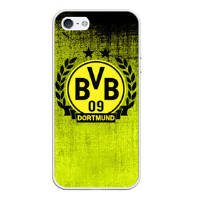 Чехол для iPhone 5/5S матовый с принтом Borussia5 в Кировске, Силикон | Область печати: задняя сторона чехла, без боковых панелей | borussia | bvb | football | боруссия | бундеслига | дортмунд | футбол | чемпионат германии