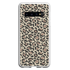 Чехол для Samsung Galaxy S10 с принтом Шкура леопарда 3 в Кировске, Силикон | Область печати: задняя сторона чехла, без боковых панелей | африка | дикие | животные | леопард