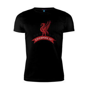 Мужская футболка премиум с принтом Liverpool в Кировске, 92% хлопок, 8% лайкра | приталенный силуэт, круглый вырез ворота, длина до линии бедра, короткий рукав | ливерпуль