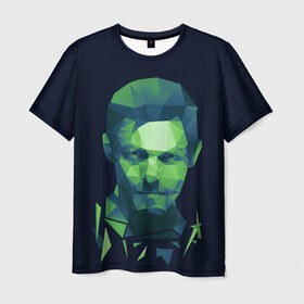 Мужская футболка 3D с принтом Диксон в Кировске, 100% полиэфир | прямой крой, круглый вырез горловины, длина до линии бедер | 