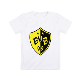 Детская футболка хлопок с принтом BVB в Кировске, 100% хлопок | круглый вырез горловины, полуприлегающий силуэт, длина до линии бедер | Тематика изображения на принте: 