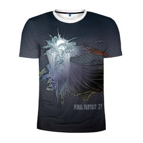 Мужская футболка 3D спортивная с принтом Final Fantasy XV в Кировске, 100% полиэстер с улучшенными характеристиками | приталенный силуэт, круглая горловина, широкие плечи, сужается к линии бедра | final fantasy