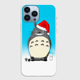 Чехол для iPhone 13 Pro Max с принтом Тоторо под снегом в Кировске,  |  | totoro | аниме | новогодние аниме | новый год | рождественские аниме | тоторо